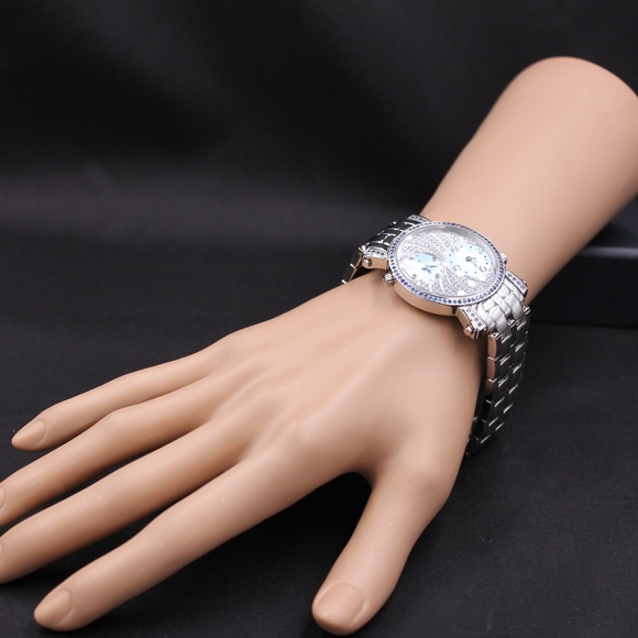 Blue Sapphire Diamond 0.92 Tcw Watch main image 4